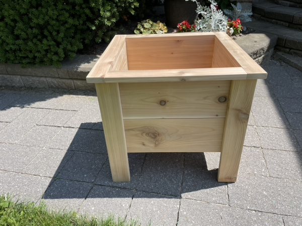 Spacious Solid Cedar Flower Box - Image 4