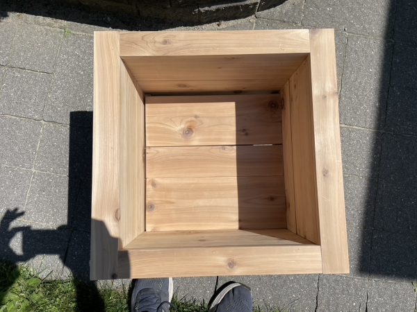 Spacious Solid Cedar Flower Box - Image 5